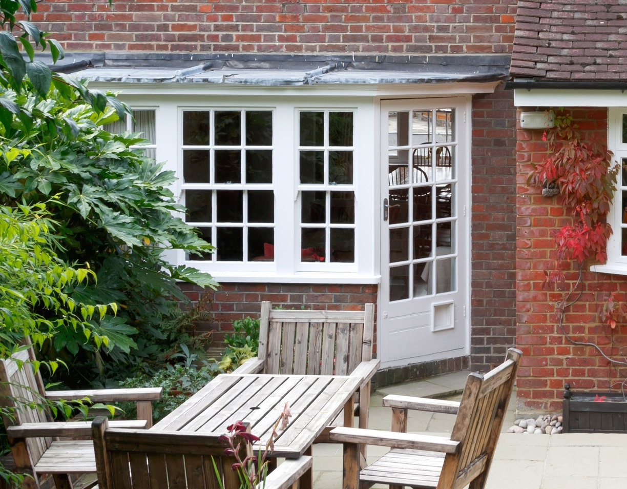 Lignum Timber Rear Door in North Devon