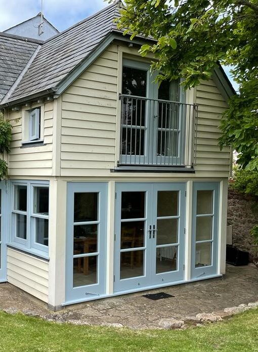 Lignum French Doors Powder Sea Blue